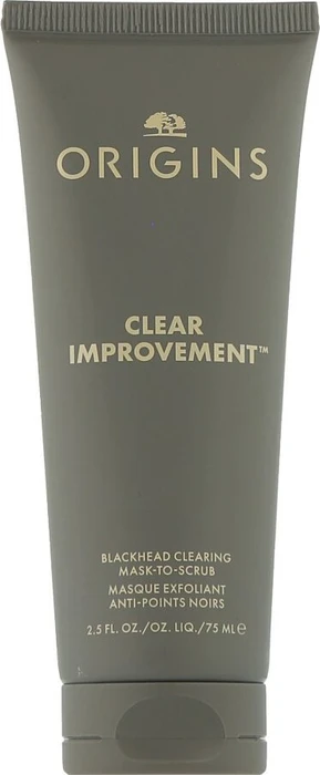 Origins Clear Improvement Blackhead Clearing Mask-to-Scrub Gesichtspeeling, 75ml