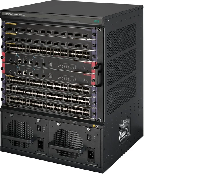 HPE FlexNetwork 7500X Series 7506X Rackmount Switch, 8x Erweiterungsslot