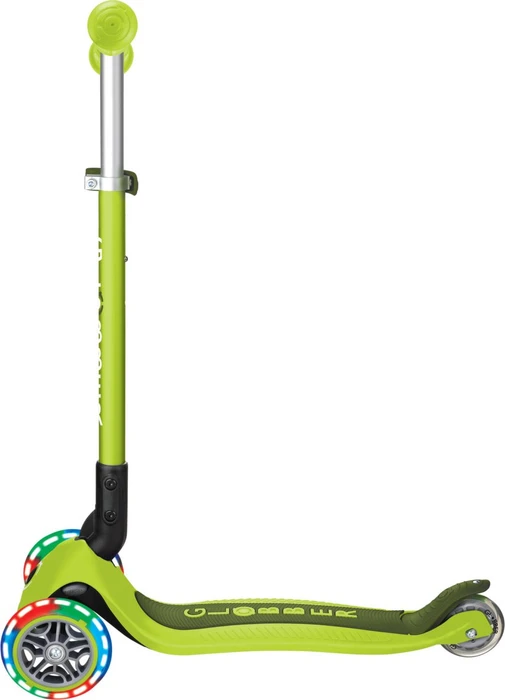Globber Primo Foldable Lights Kickboard lime green