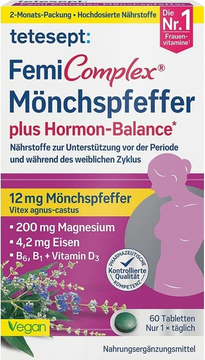 Tetesept Femi Balance Meno Aktiv Tabletten, 60 Stück