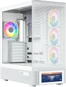 Modecom Volcano AQ500 ARGB White, Glasfenster (MC-A-AQ500-4FA-W)