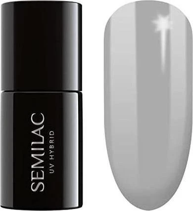 Semilac Black and White UV Nagellack 105 stylish gray, 7ml