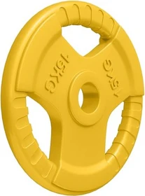 Gorilla Sports Olympia Gummi Gripper 50/51mm Hantelscheibe 15kg