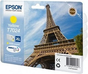 Epson Tinte T7024 gelb hohe Kapazität