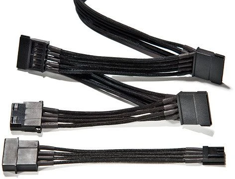 be quiet! Sleeved Power Cable-CM-30750, 3x SATA + 1x HDD/FDD, 700mm