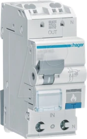 Hager Fehlerlichtbogen-Schutzeinrichtung AFDD mit LS-Schalter 1P+N 6kA C-10A 2M