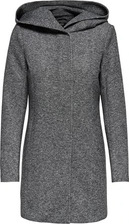 ONLY Sedona Mantel dark grey melange (Damen)