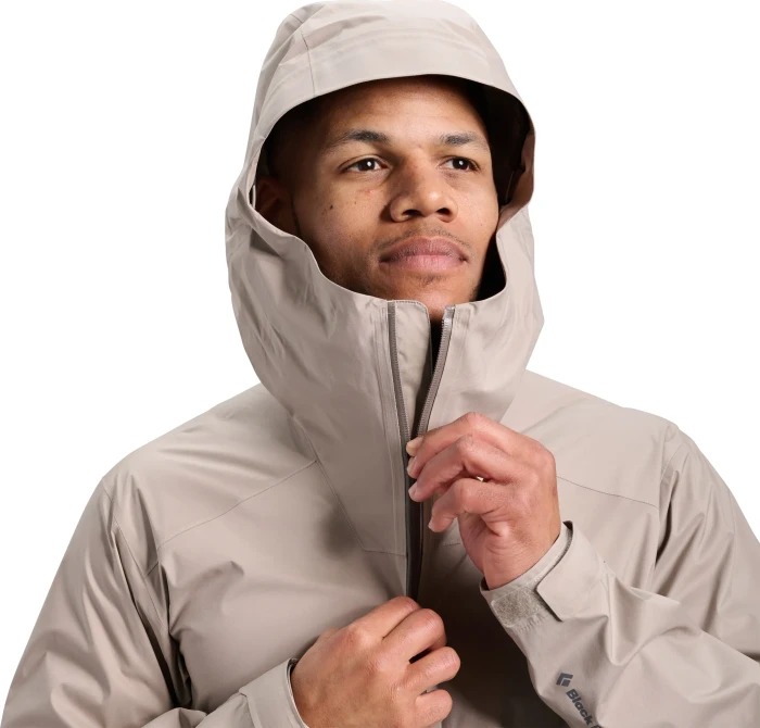 Black Diamond FineLine Stretch Rain Shell Funktionsjacke moonstone (Herren)