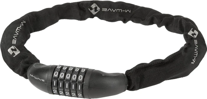M-Wave D 6.8,5 Illu Kettenschloss, Zahlenkombination schwarz (230964)