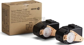 Xerox Toner 106R02602/106R02609 cyan hohe Kapazität, 2er-Pack