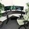 Arozzi Arena Angelo Gaming Eckschreibtisch 225x71cm Pure Black Vorschaubild