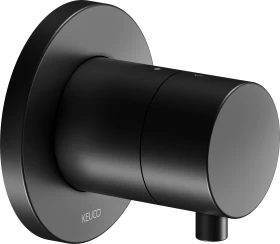 Keuco IXMO 59556 Comfort 2-Wege Umstellventil rund schwarz matt