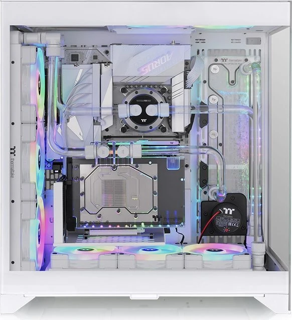 Thermaltake CTE E600 MX Snow, weiß, Glasfenster