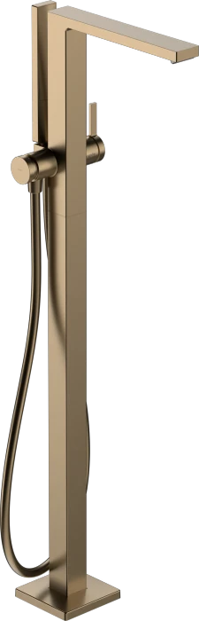 Hansgrohe Tecturis E Einhebel-Wannenmischer bodenstehend brushed bronze