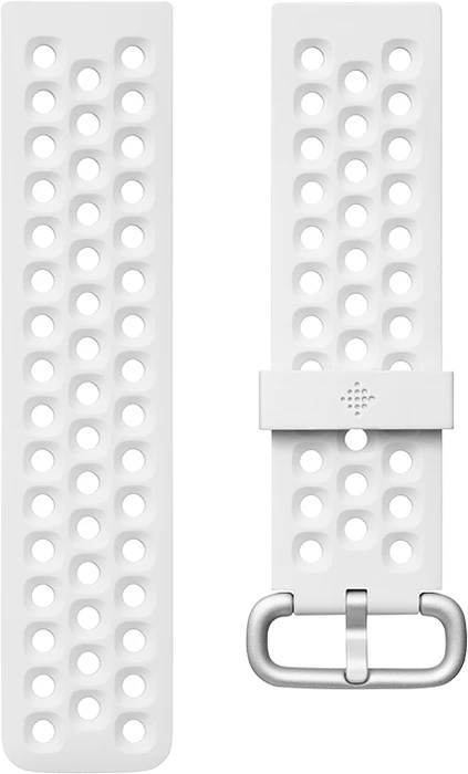 Fitbit Ersatzarmband Sport S für Versa 2 frost white
