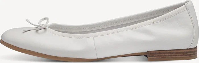Tamaris Leder Ballerina weiß (Damen)