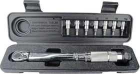 Mannesmann M18314 Drehmomentschlüssel inkl. Werkzeugbox, 1/4"