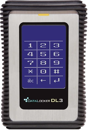 DataLocker DL3 SSD, 4TB, USB 3.0 Micro-B