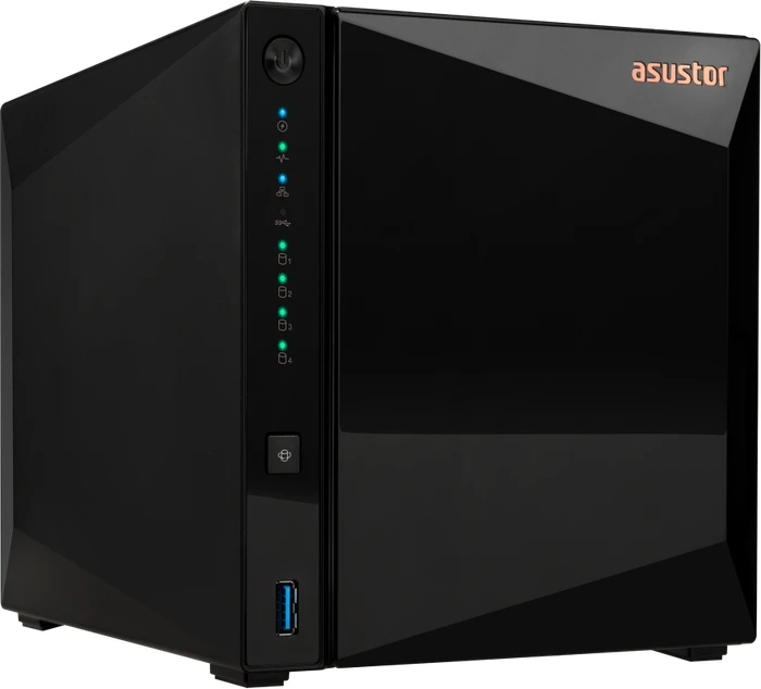 Asustor Drivestor 4 Pro AS3304T, 2GB RAM, 1x RJ-45 2.5GBase-T, 3x USB-A 3.0
