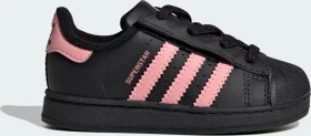 adidas Superstar II Comfort Closure Elastic Lace core black/glow pink (Junior)
