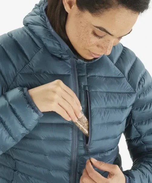 Salomon Elixir Micro Down Hooded Funktionsjacke midnight navy (Damen)
