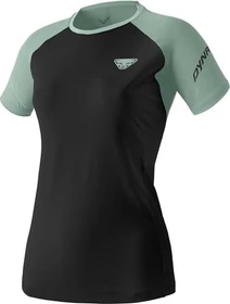 Dynafit Alpine Pro Laufshirt kurzarm black out/jadelite (Damen)