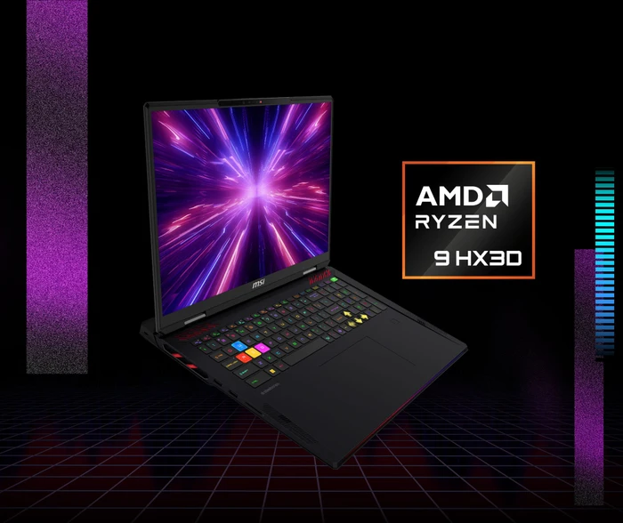 MSI Raider A18 HX A9WIG-080, Core Black, Ryzen 9 9955HX3D, 64GB RAM, 2TB SSD, GeForce RTX 5080, DE