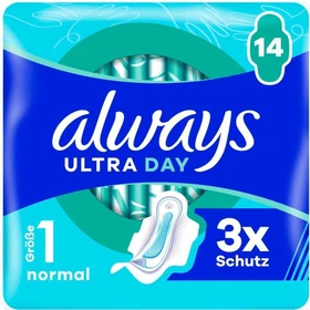 Always Ultra Day mit Flügeln Größe 1, 14 Stück