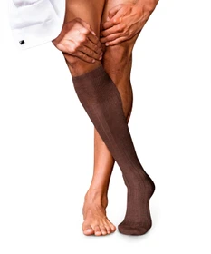 Falke No. 2 Finest Cashmere Socken teak melange (Herren)