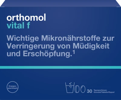 Orthomol vital f Orangengeschmack Kombipackung 30 Tage, 1 Stück
