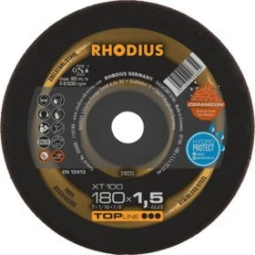 Rhodius TopLine XT100 Extended Trennscheibe, 180x1.5x22.23mm, 25 Stück