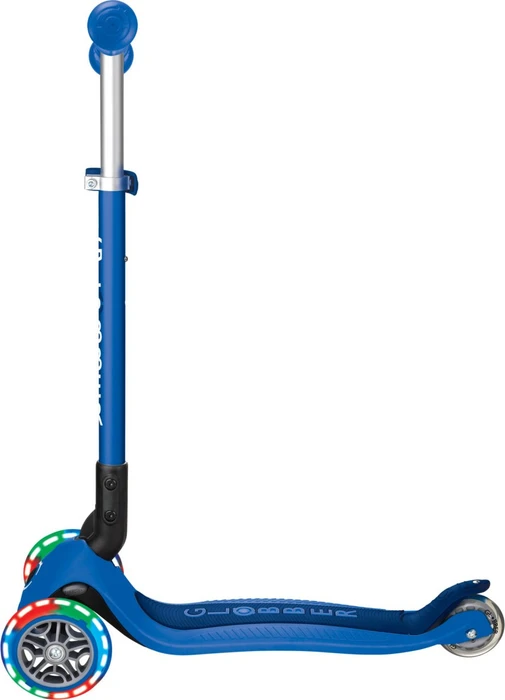 Globber Primo Foldable Lights Kickboard navy blue