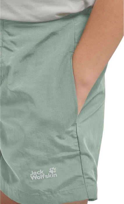 Jack Wolfskin Sun Hose kurz green zinnia (Junior)
