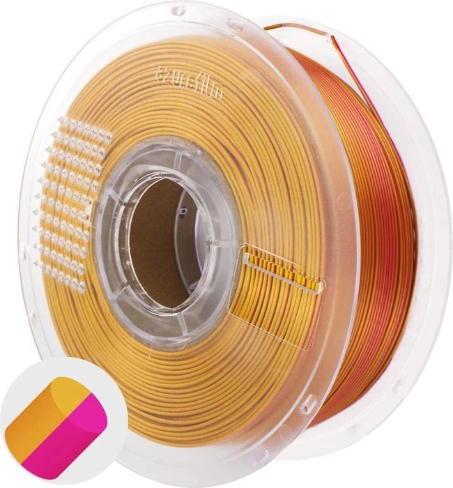 AzureFilm PLA Silk, Dual Color Rose Fortune, Spule, 1.75mm