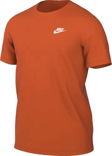 Nike Sportswear Club Laufshirt kurzarm safety orange (Herren)