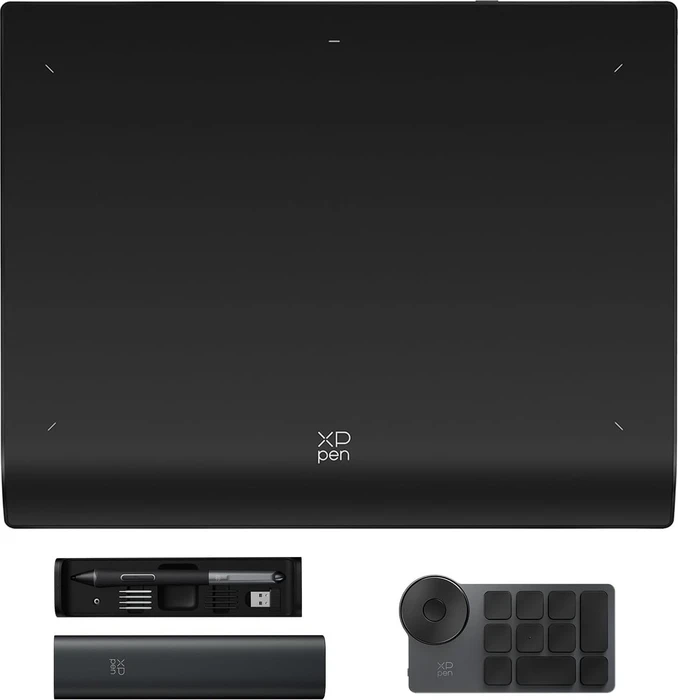 XP-Pen Deco Pro MW Gen 2, schwarz/grau, mit X-Fernbedienung