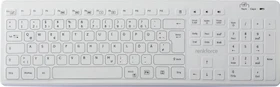 Renkforce RF-WRK-300 kabellose Hygiene-Tastatur, weiß, USB, DE (RF-6304712)