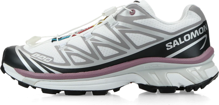 Salomon XT-6 white/black/dusky orchid