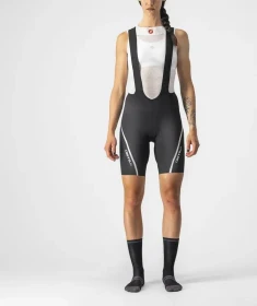 Castelli Velocissima 3 Bibshort Fahrradhose kurz schwarz/silber (Damen)