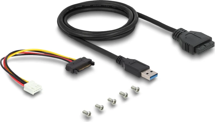 DeLOCK 3.5" USB Frontpanel, 4x USB-A 3.0, USB-A 3.0 [Buchse]