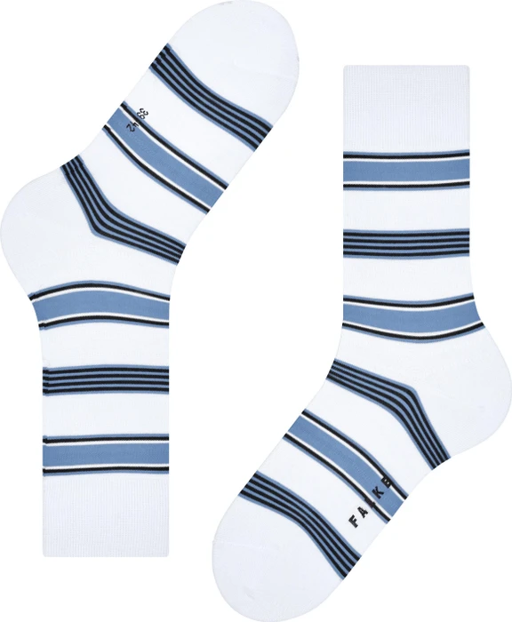 Falke Marina Stripe Socken weiß (Herren)
