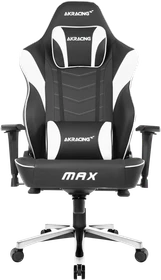 AKRacing Master Max Gamingstuhl, schwarz/weiß
