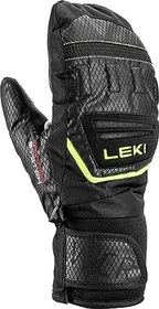 Leki WCR Team 3D Mitt Skihandschuhe black/ice lemon (Junior)