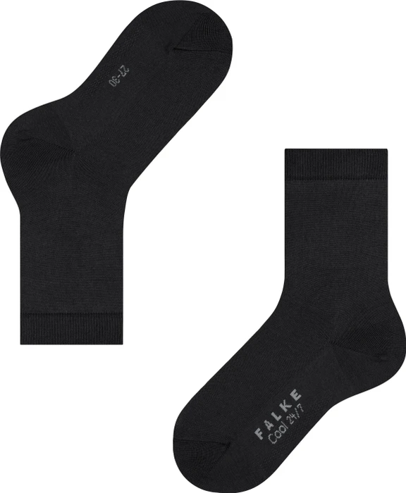 Falke Cool 24/7 Socken schwarz (Junior)