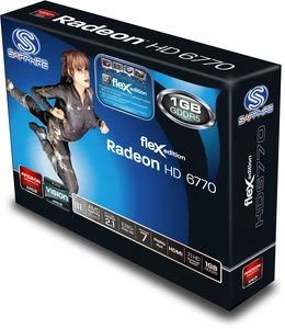 Sapphire Radeon HD 6770 FleX, 1GB GDDR5, 2x DVI, HDMI, DP, lite retail