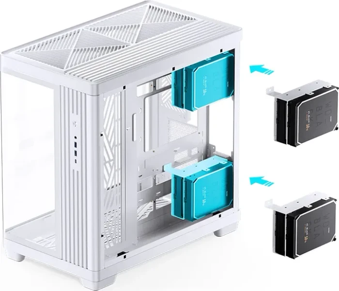 Jonsbo TK-4 White, Glasfenster