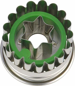 Städter Linzer-Ausstecher mit Auswerfer Linzer Stern 4.8cm