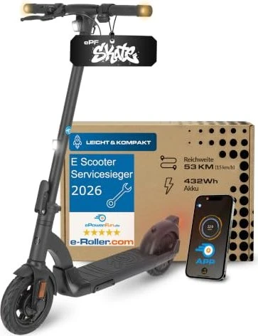 ePowerFun ePF-Skate Elektro-Roller 22km/h