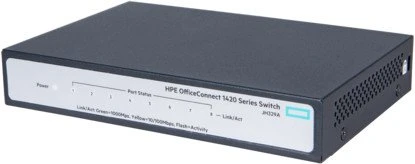 HP OfficeConnect 1420 8G Desktop Gigabit Switch, 8x RJ-45