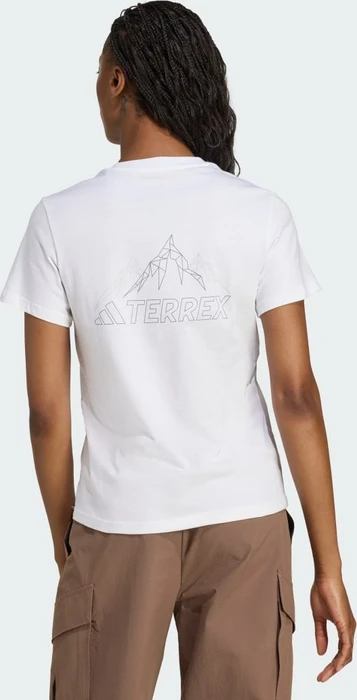adidas Terrex Graphic T-Shirt kurzarm white/grey three (Damen)